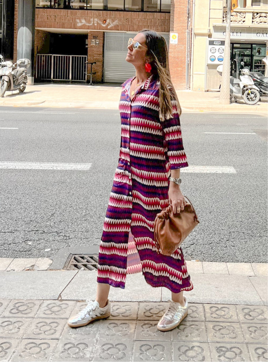 Vestido ZigZag Purple