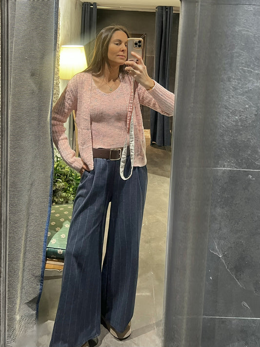 Pantalón Rayas Navy