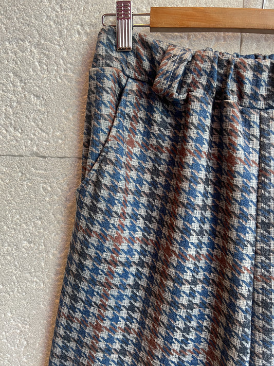 Pantalón Cuadros Gris