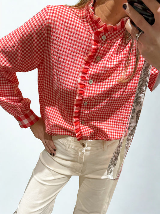 Camisa cuadros red