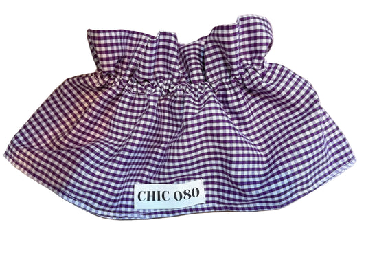 Cuello Vichy Morado
