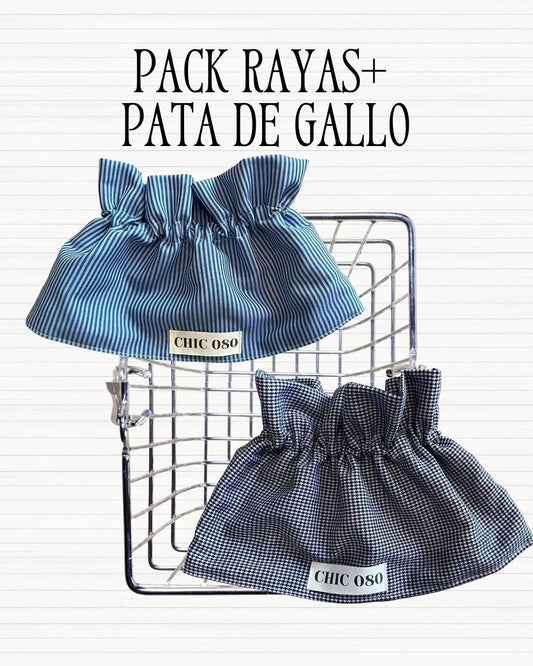 Pack rayas + pata de gallo